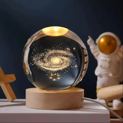 3D Crystal Ball Night Lamp